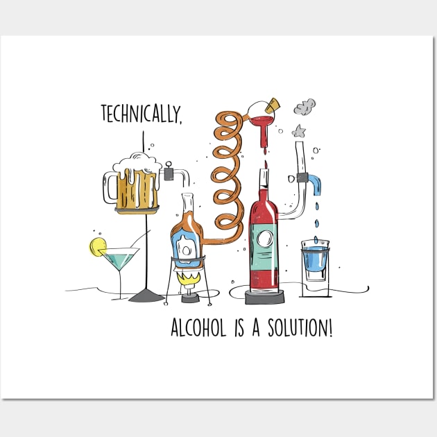 Cheers to technical details Wall Art by hoooyaa